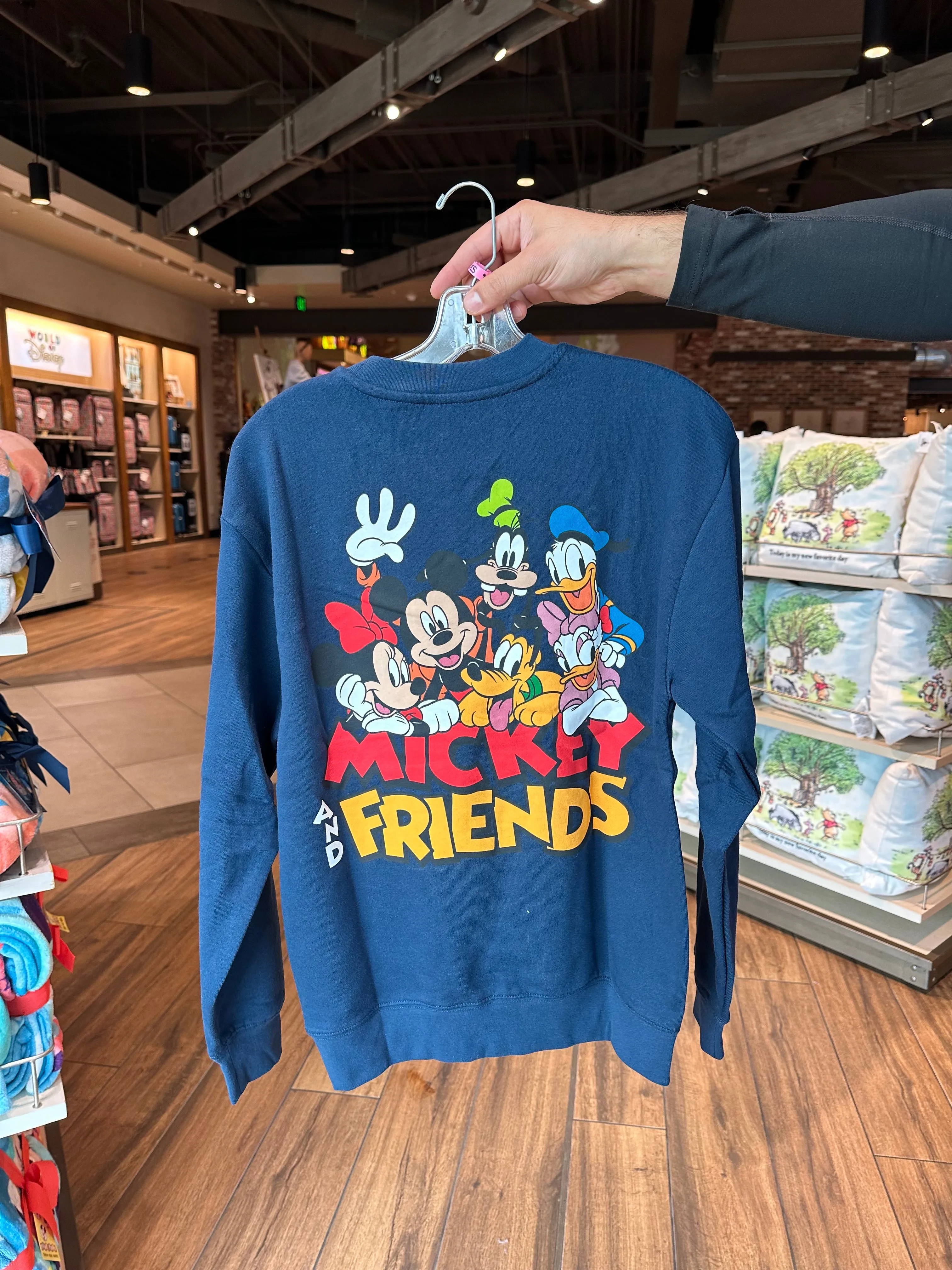 Mickey and Friends Navy Sweatshirt