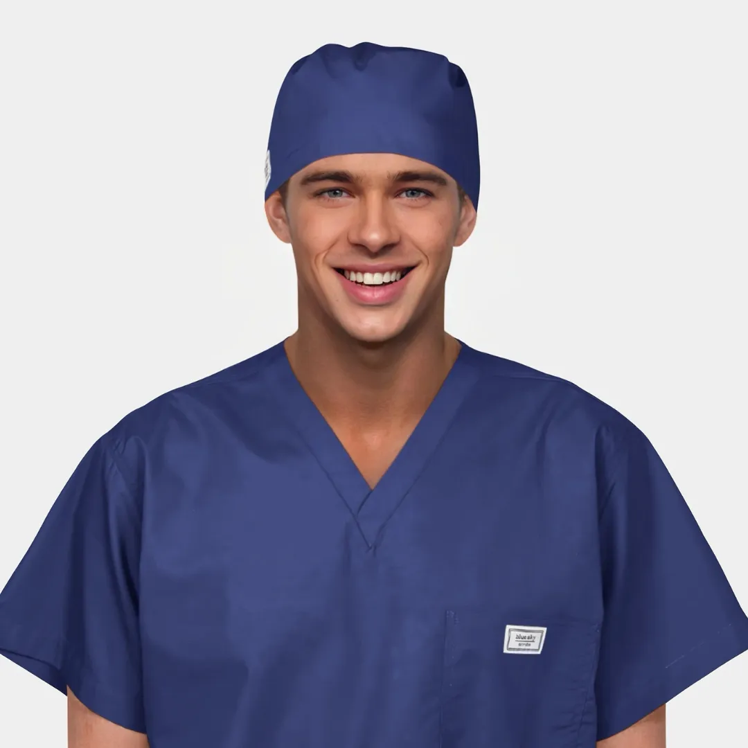 Navy - Mens Scrub Hats