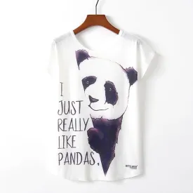 Panda T shirt Girl