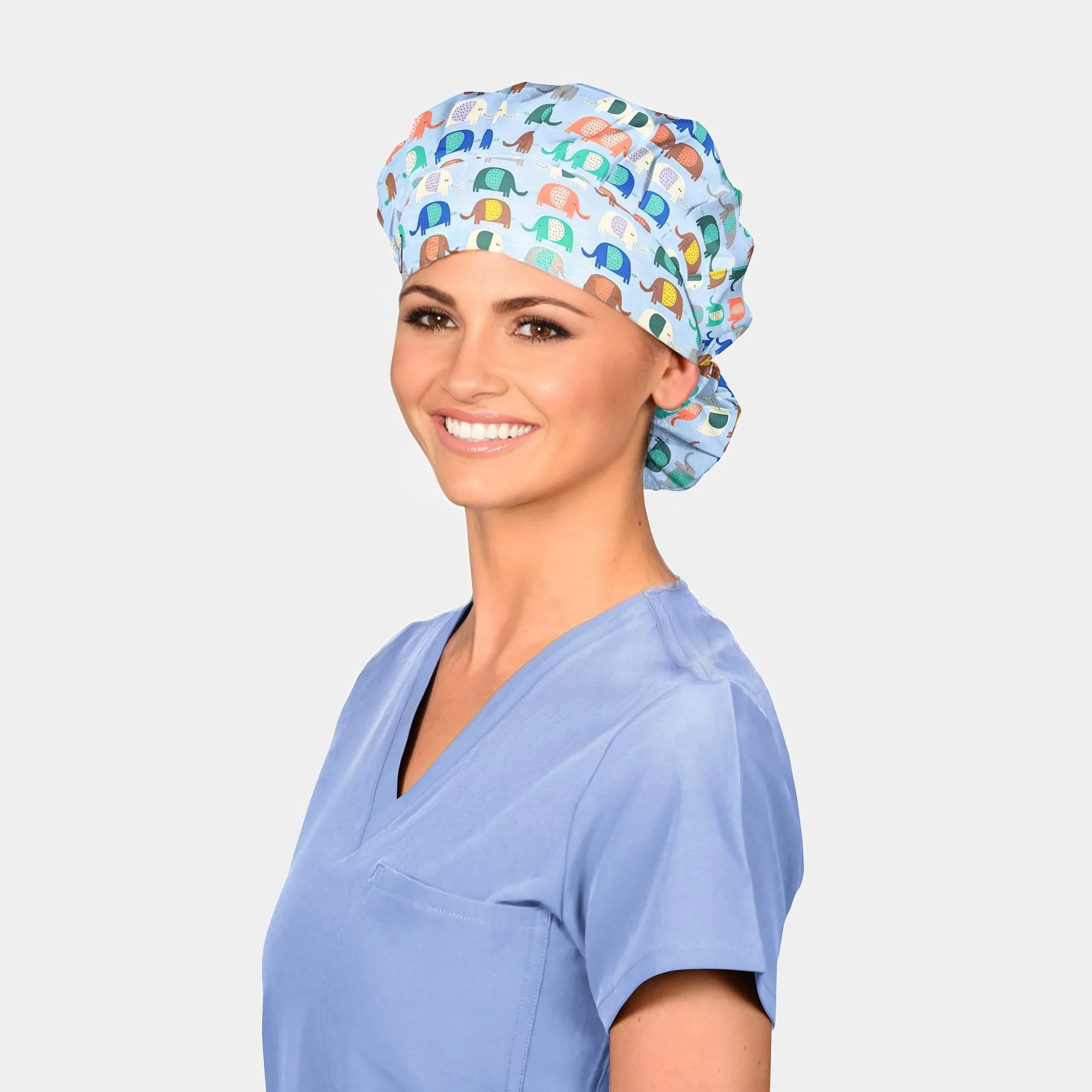 Parading Around - Poppy Bouffant Surgical Hats