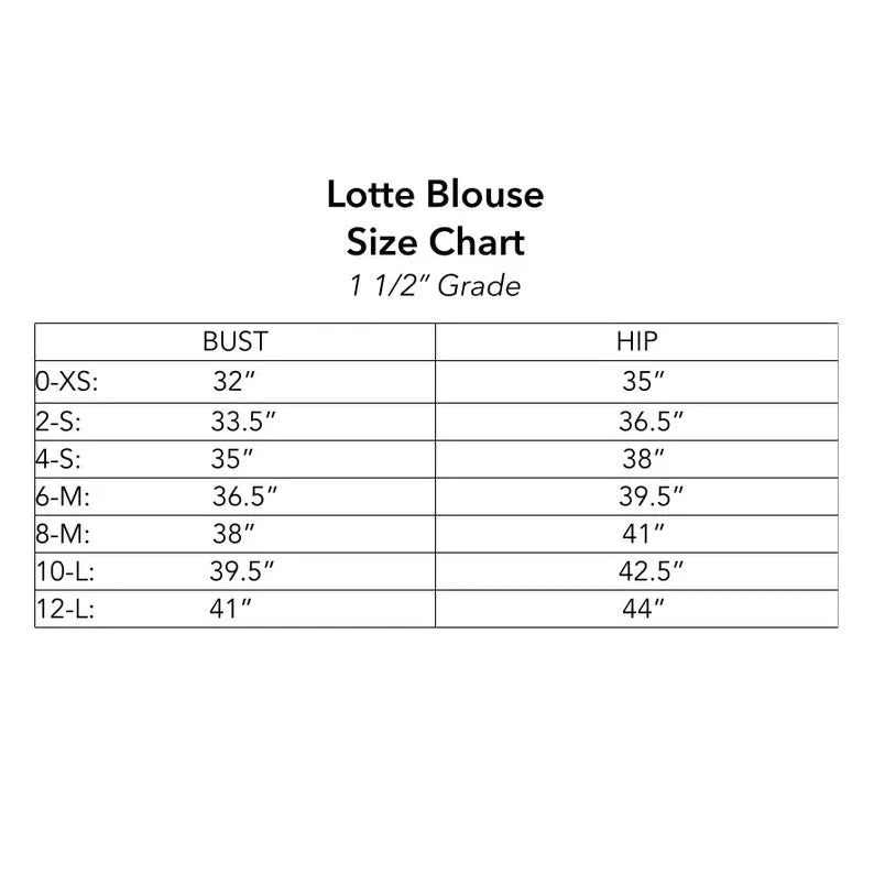 PDF Pattern - Lotte Blouse | Anna Allen Clothing