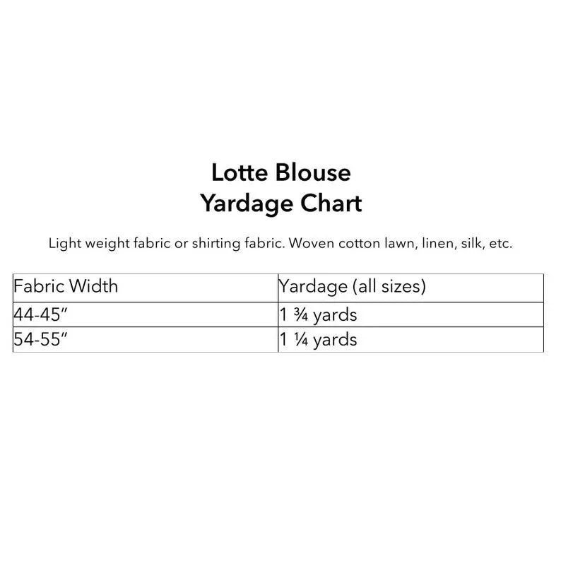 PDF Pattern - Lotte Blouse | Anna Allen Clothing