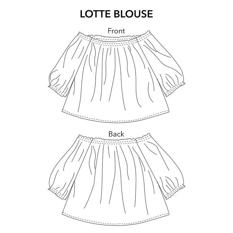 PDF Pattern - Lotte Blouse | Anna Allen Clothing