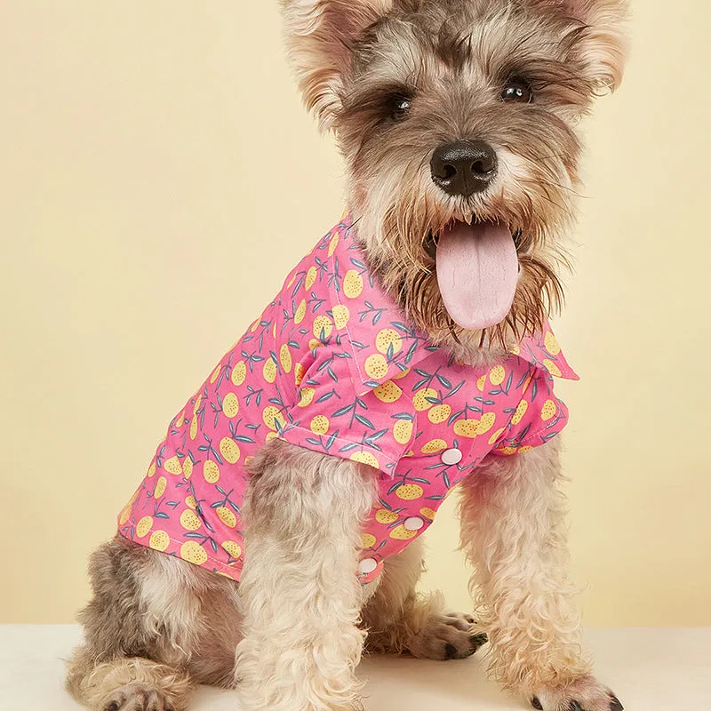 Pet Clothes Dog Clothing Summer Cat Clothing Casual Shirt