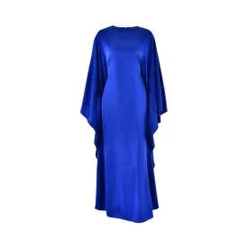 Pre Order:  Satin Bat Sleeve Loose Fit Maxi Dress