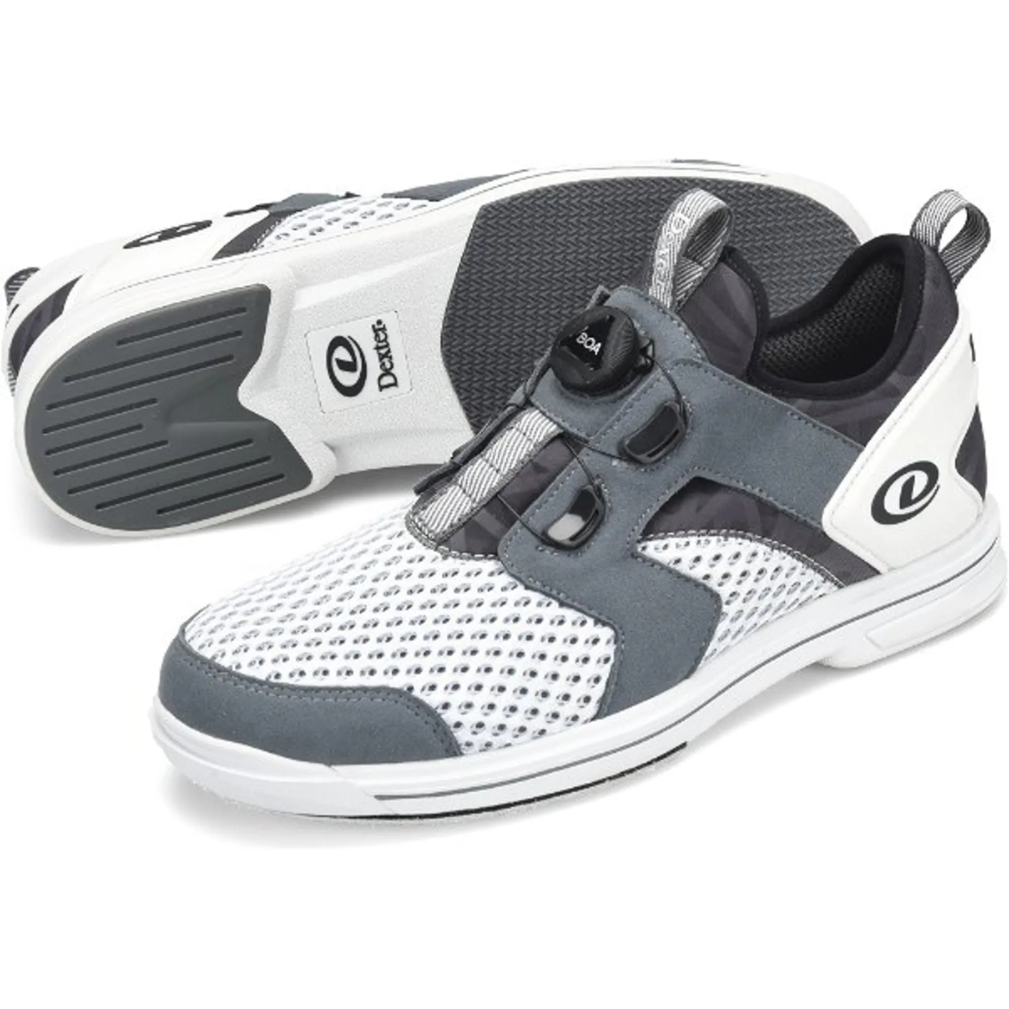 Pro Boa White- Grey Wide Shoes