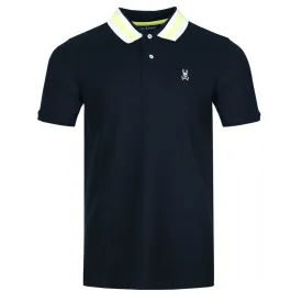 Psycho Bunny Alva Fashion AOP Polo Shirt in Navy