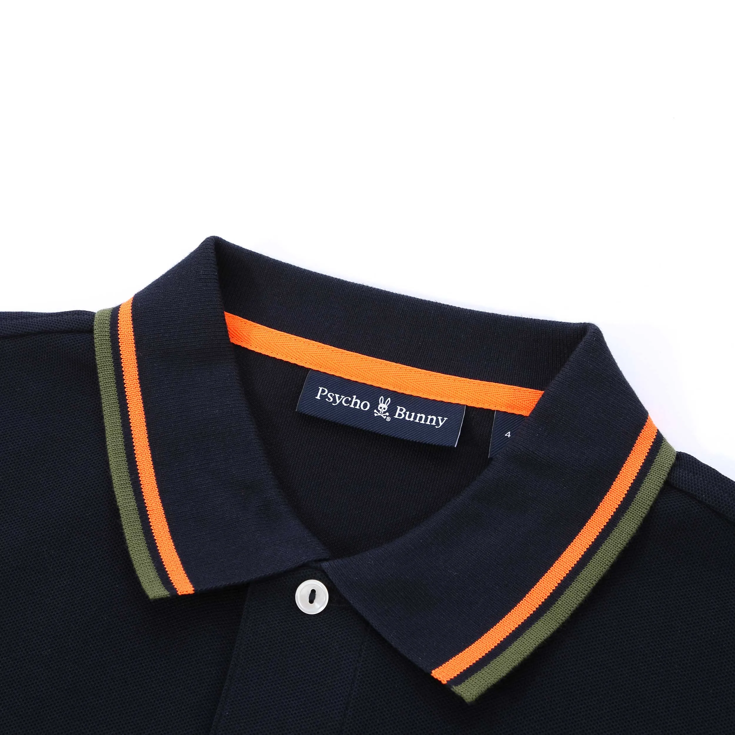 Psycho Bunny Plano Pique Polo Shirt in Navy