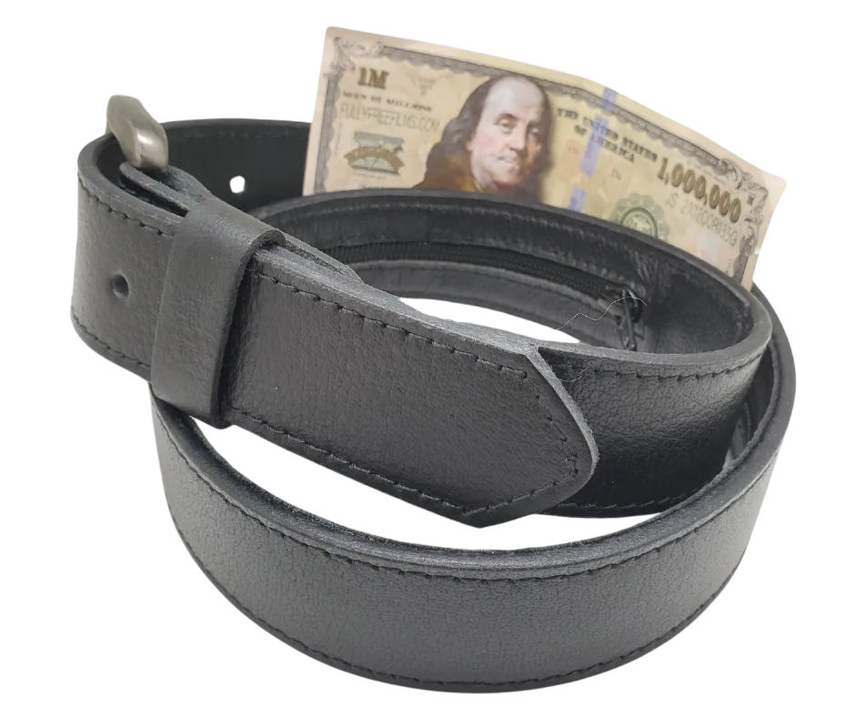 "The Traveler" Leather Money Belt