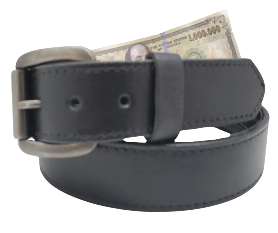 "The Traveler" Leather Money Belt