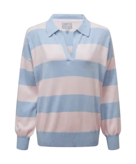 Roseland Jumper - Blush/Pale Blue