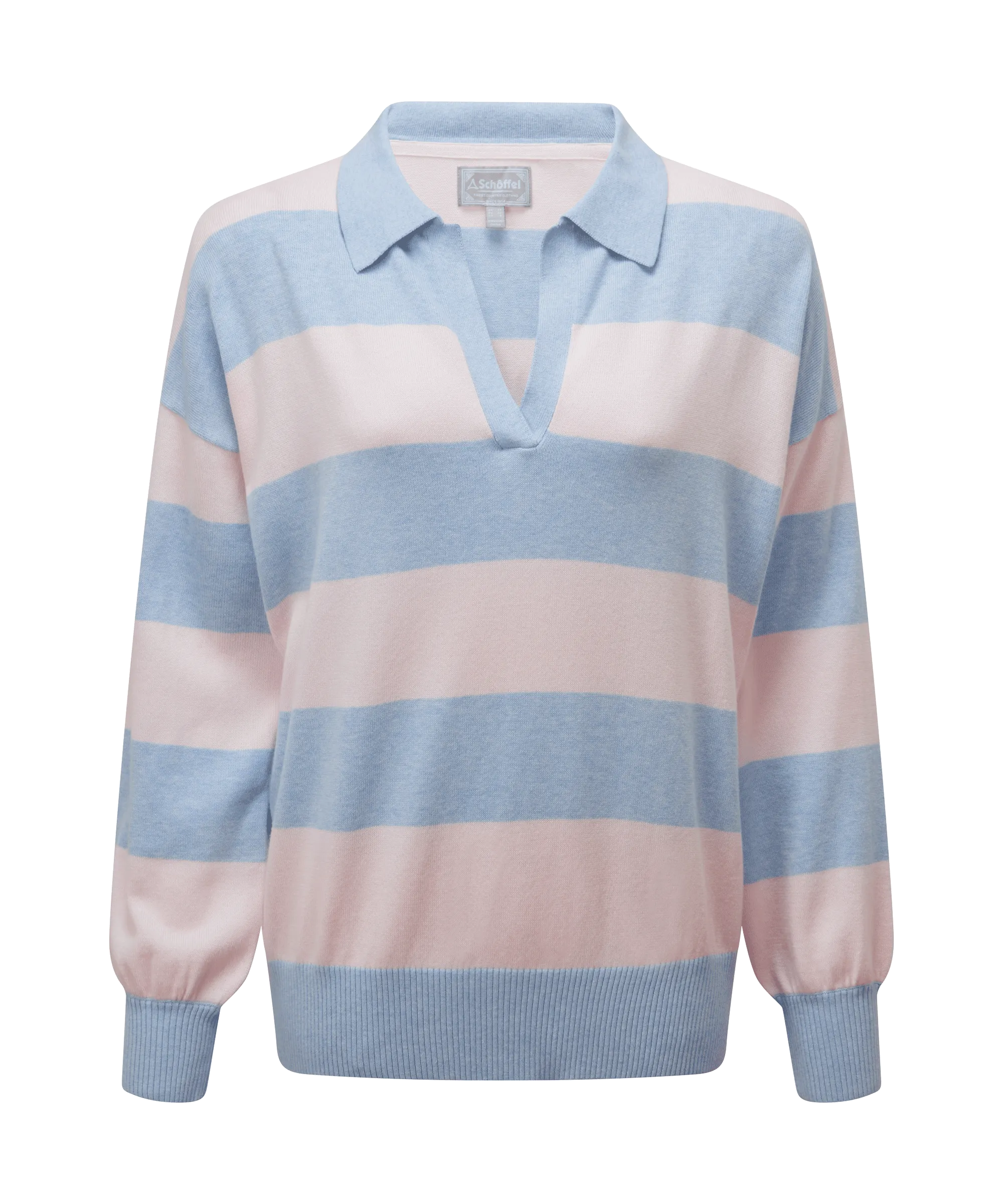 Roseland Jumper - Blush/Pale Blue