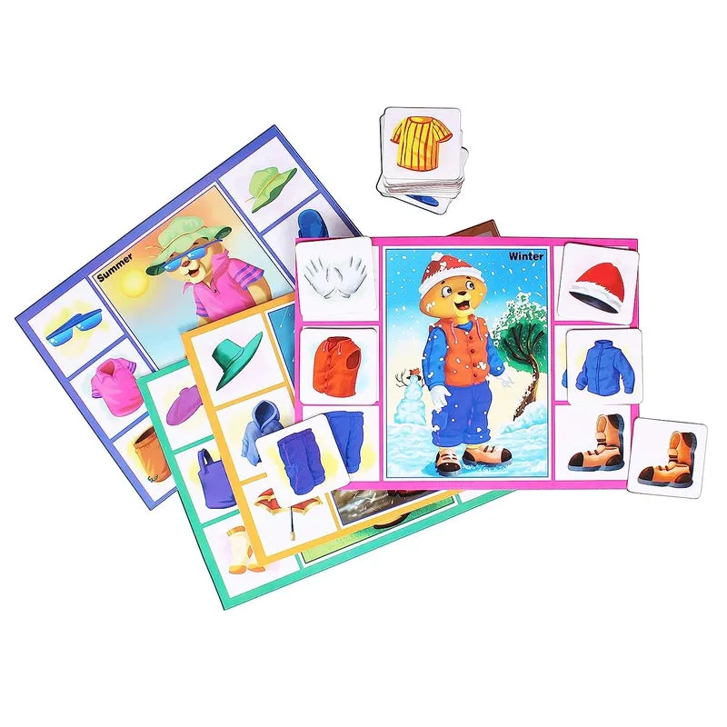 Seasons Dress Ups Card Game