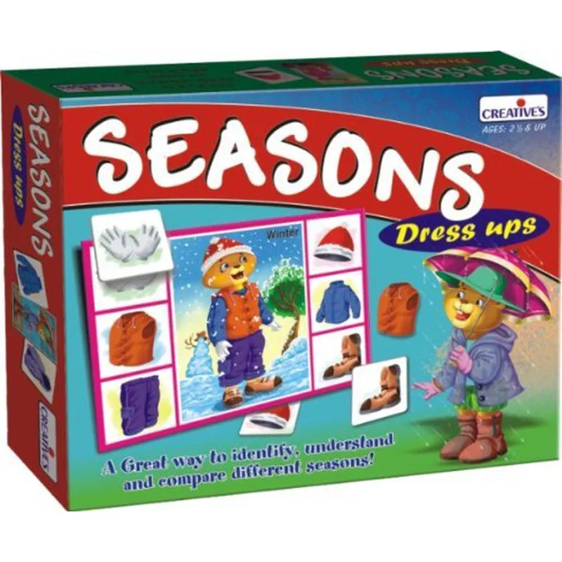 Seasons Dress Ups Card Game