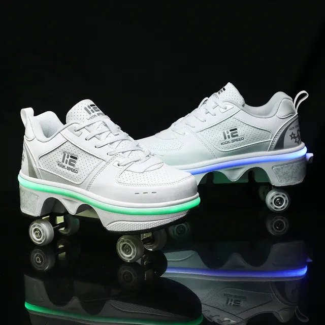 Shining Roller Skate Shoes