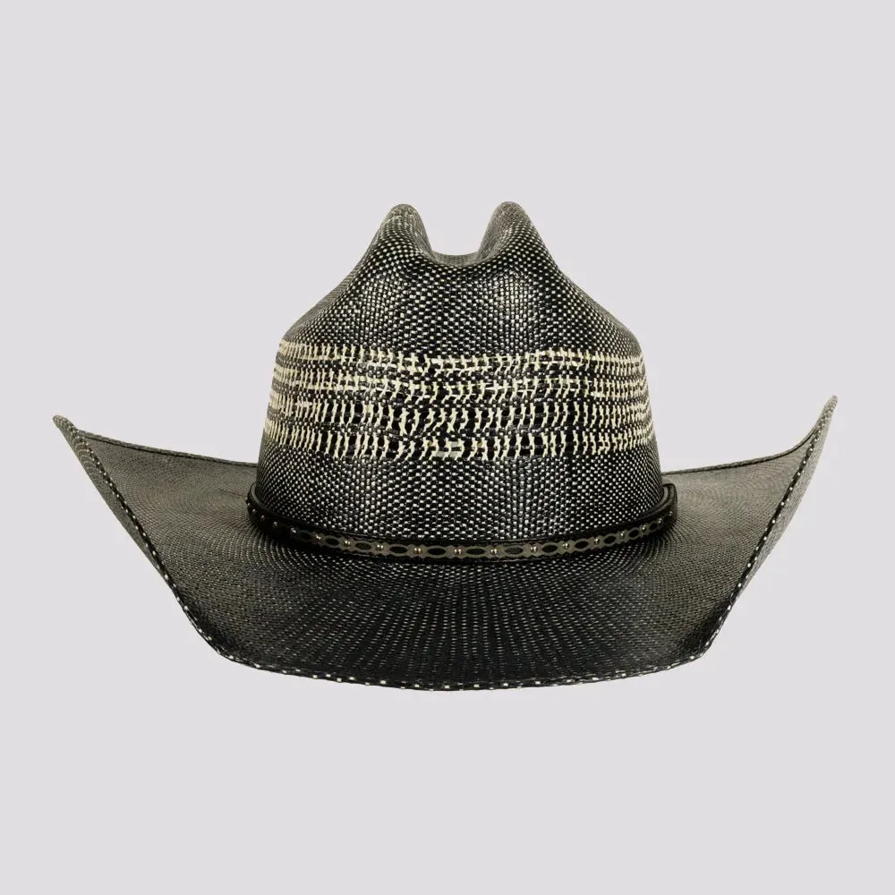 Stallion | Womens Navy Bangora Straw Western Cowgirl Hat