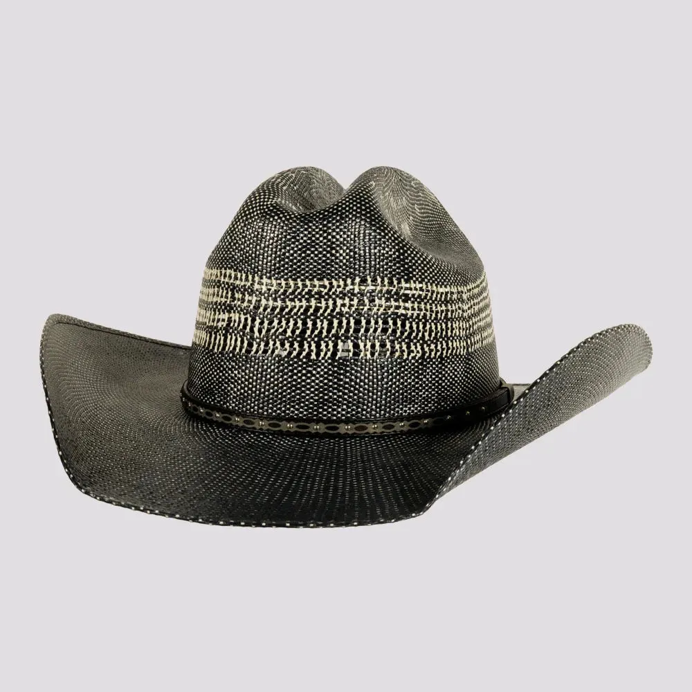 Stallion | Womens Navy Bangora Straw Western Cowgirl Hat