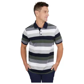 Thomas Cook Mens Zak 1 Poocket Short Sleeve Polo Colour Dark Green Navy