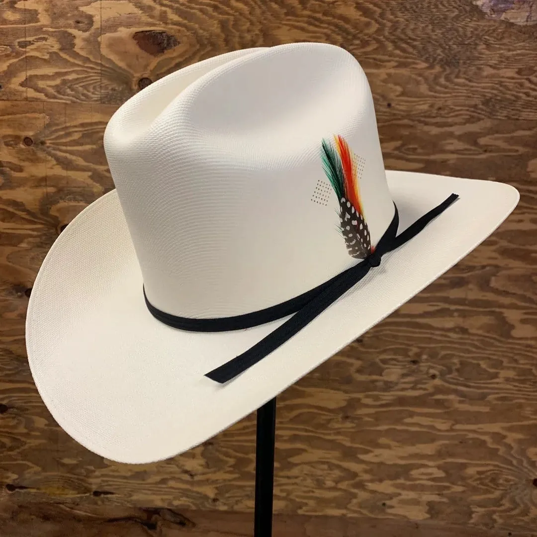 Tombstone 1,000X Jhonson Hat with Feathers and Black Band TOM-1000XJ4