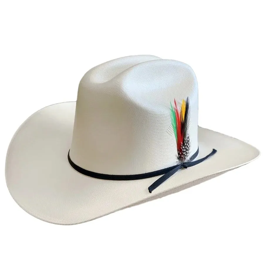 Tombstone 1,000X Jhonson Hat with Feathers and Black Band TOM-1000XJ4