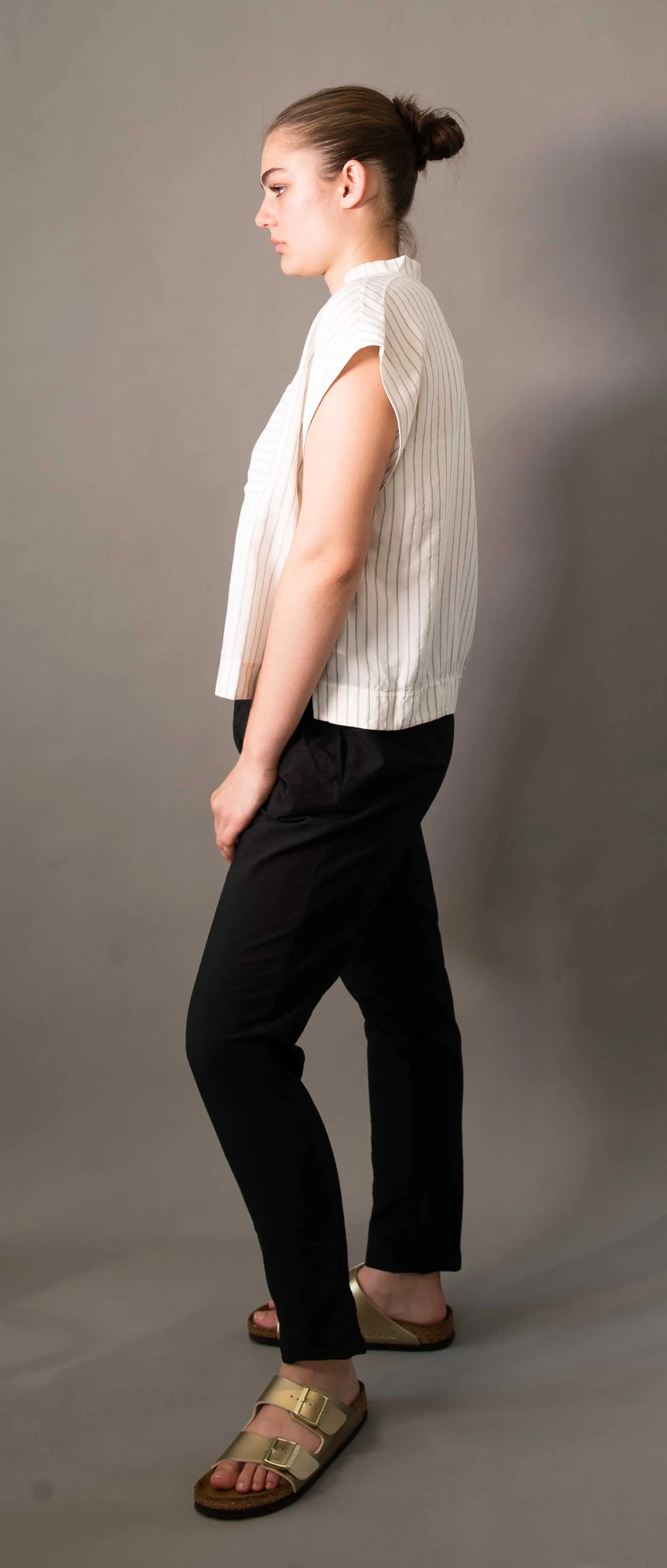 Transit Par Such Sleeveless Stripe Top