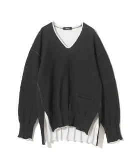 Undercover Black Striped Pullover