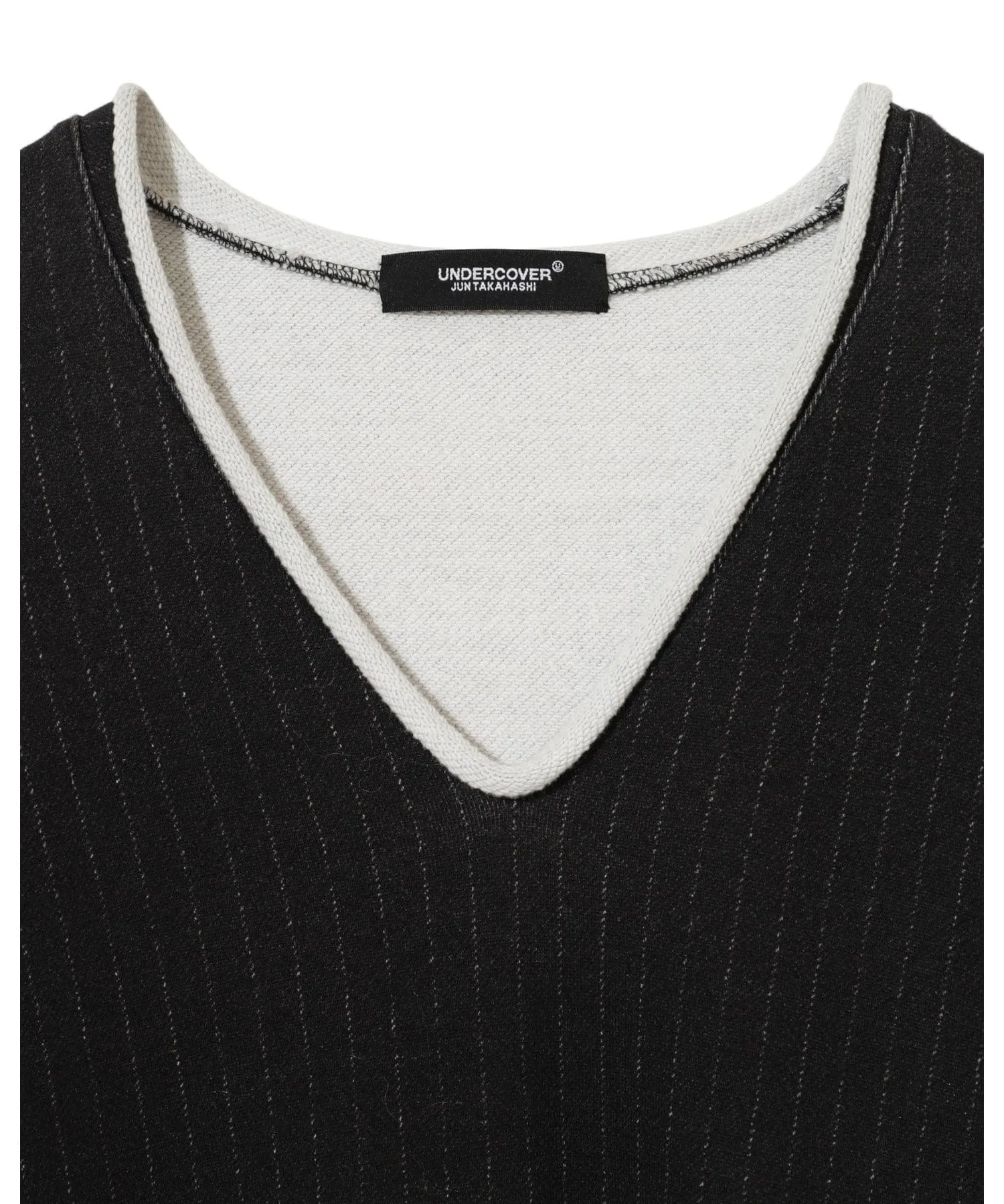 Undercover Black Striped Pullover