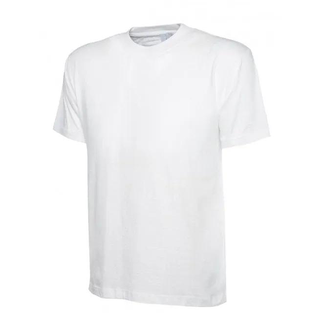 Uneek Classic T-Shirt Unisex Mens Plain Short Sleeve Blank Cotton Round Neck