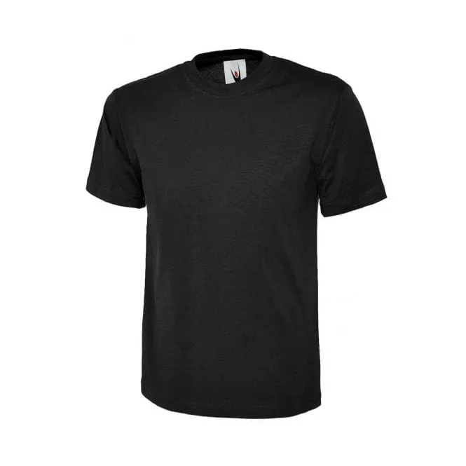 Uneek Classic T-Shirt Unisex Mens Plain Short Sleeve Blank Cotton Round Neck