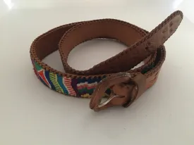 Vintage Leather Belt #C104 FREE AUS POSTAGE