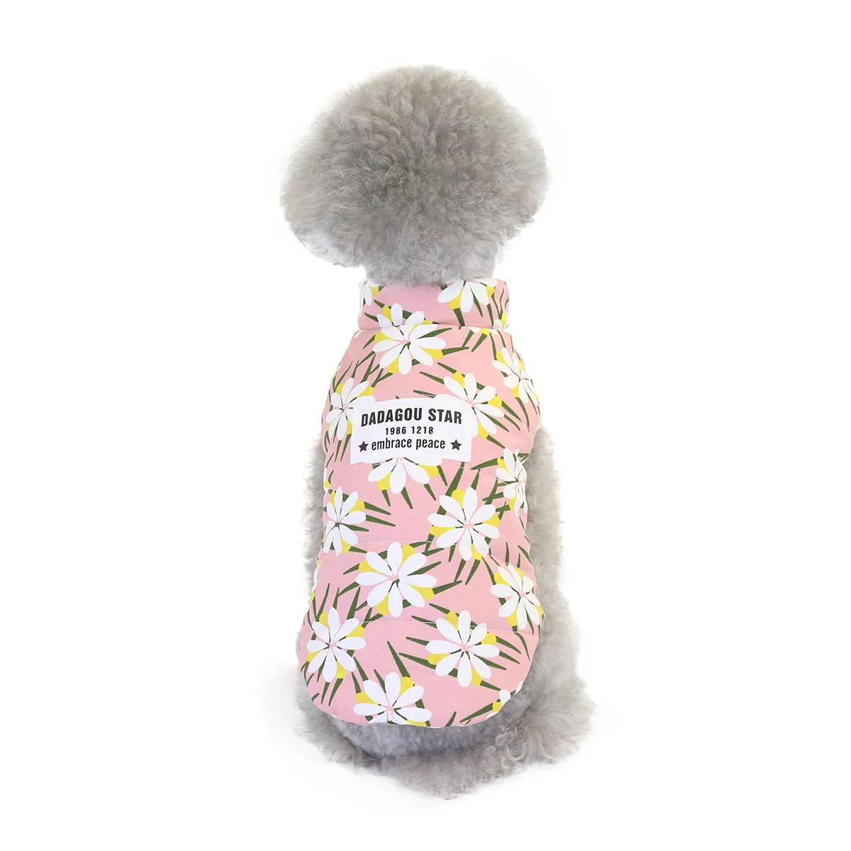 Winter warm cotton vest pet clothing