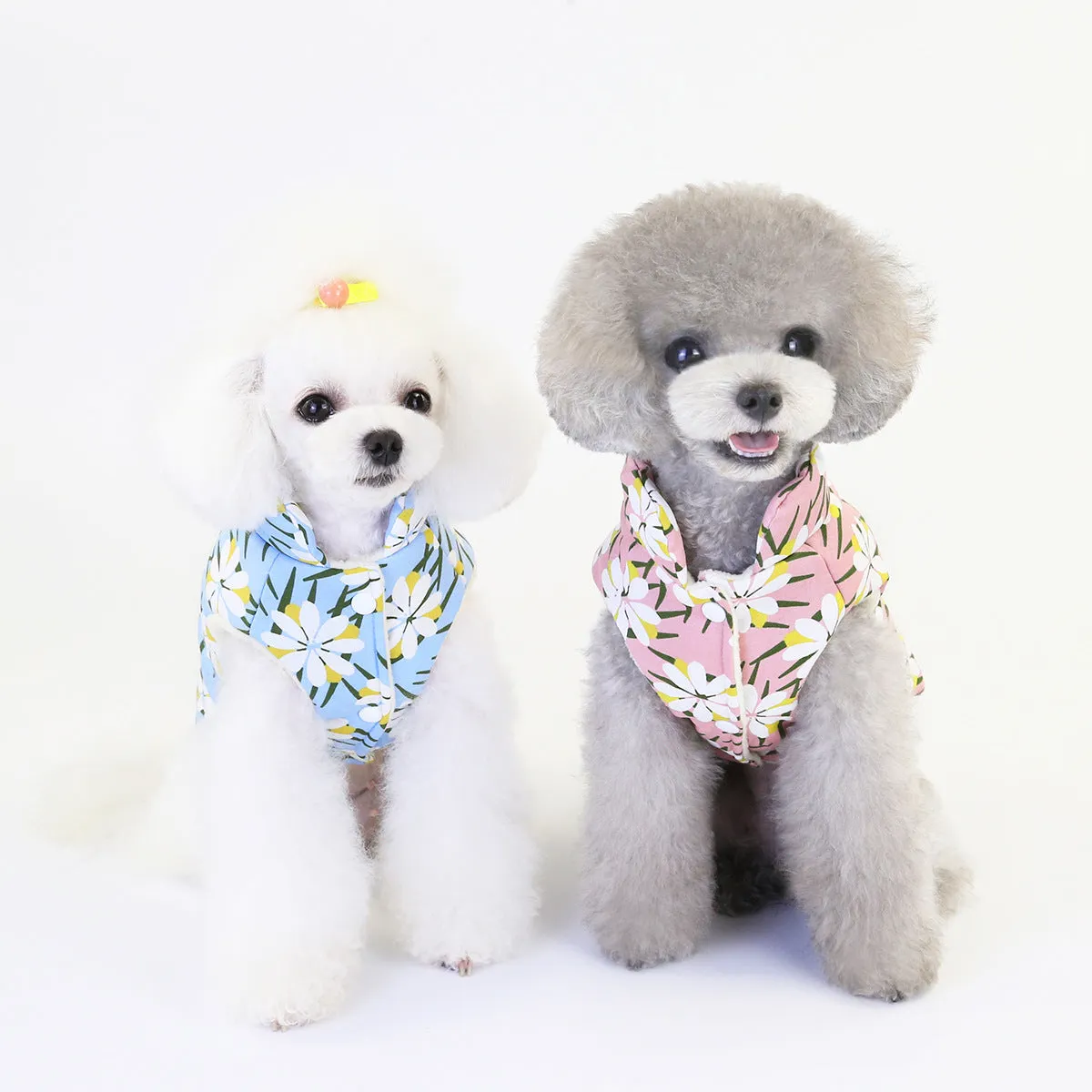 Winter warm cotton vest pet clothing