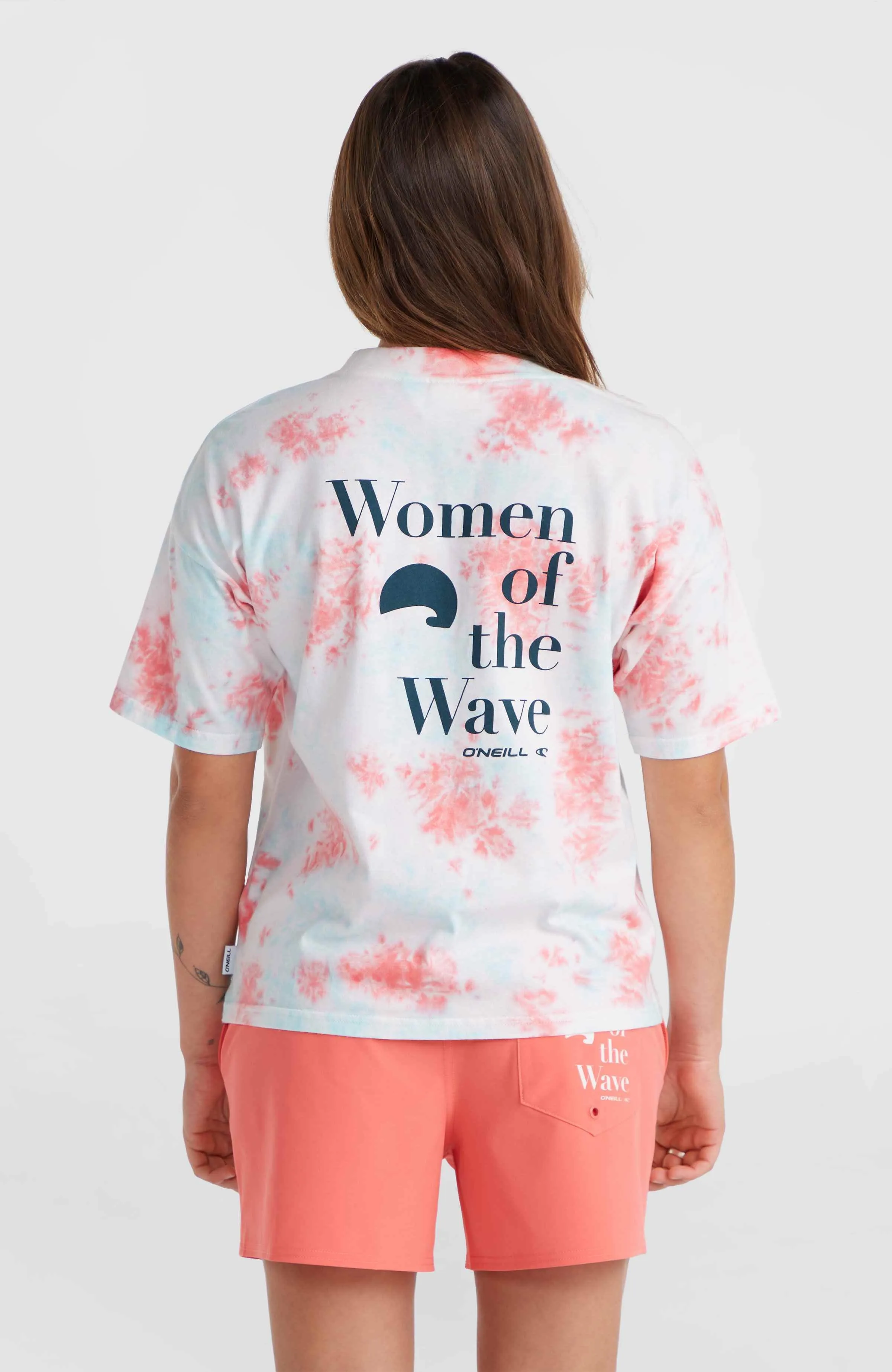 Women of the Wave T-Shirt | Pink Ice Cube Tie Dye