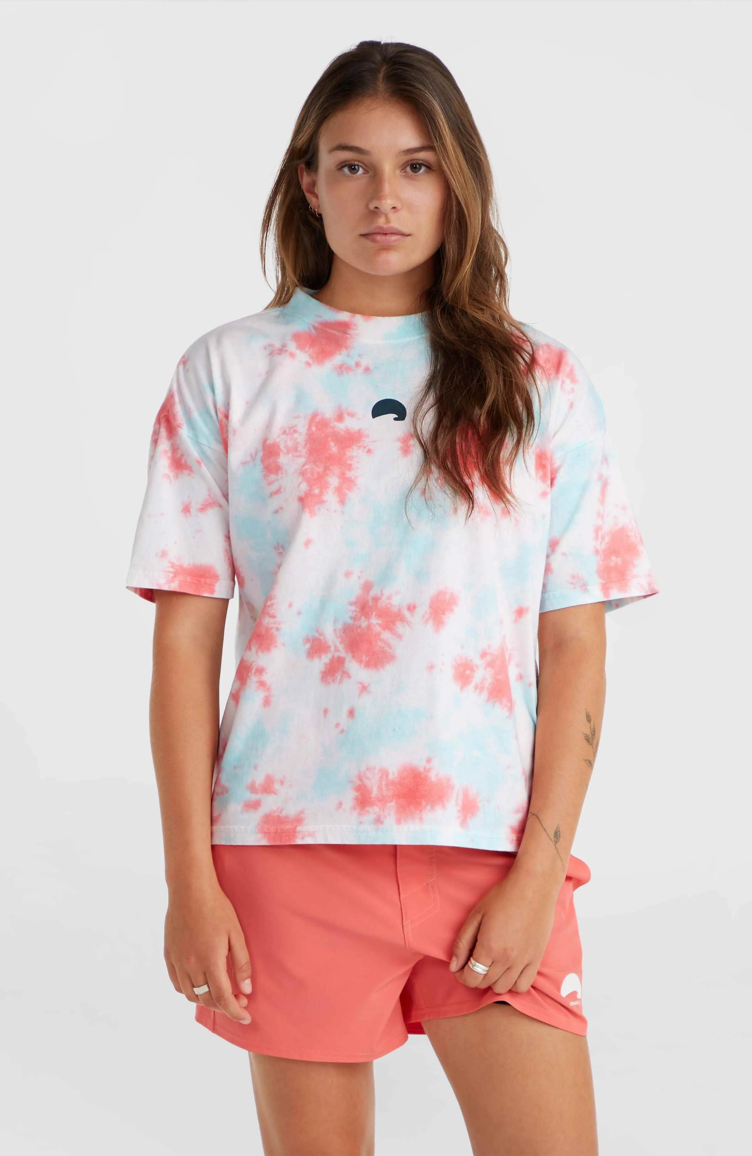 Women of the Wave T-Shirt | Pink Ice Cube Tie Dye