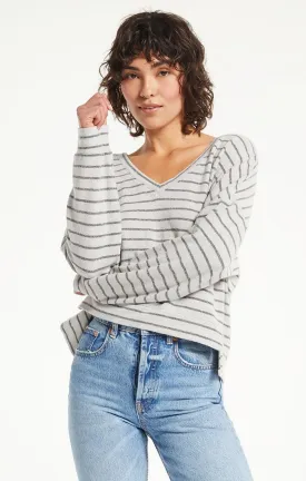 Z Supply Stripe Skimmer Weekender Pullover